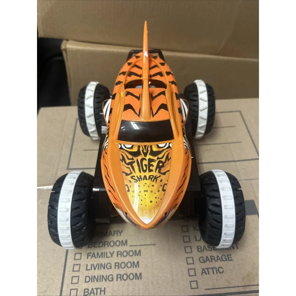 Hot Wheels Tiger Shark Remote Control Car w/ Controller, Orange&Black (untested)